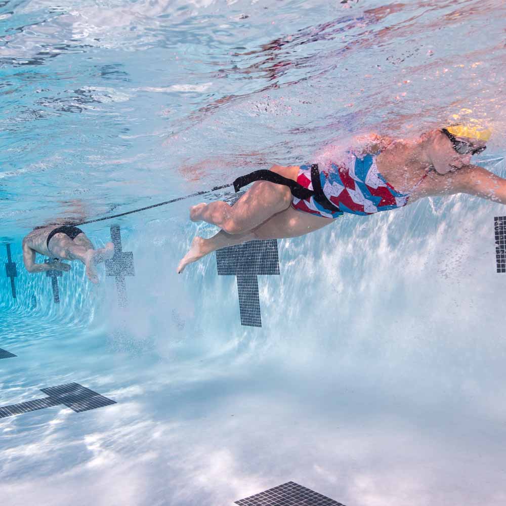 StretchCordz Grudge Belt Competition Resistance Swimming Lane Training Pool S120 