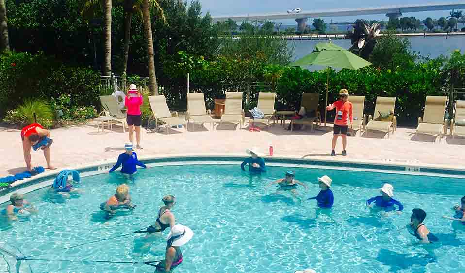 Lynda huey water online aerobics